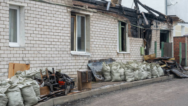 Professional Soot Cleanup technician working in Jackson, OH